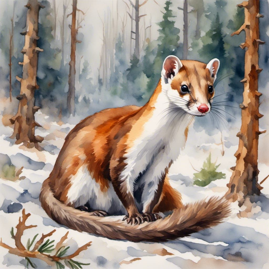 Winter Weasel 
