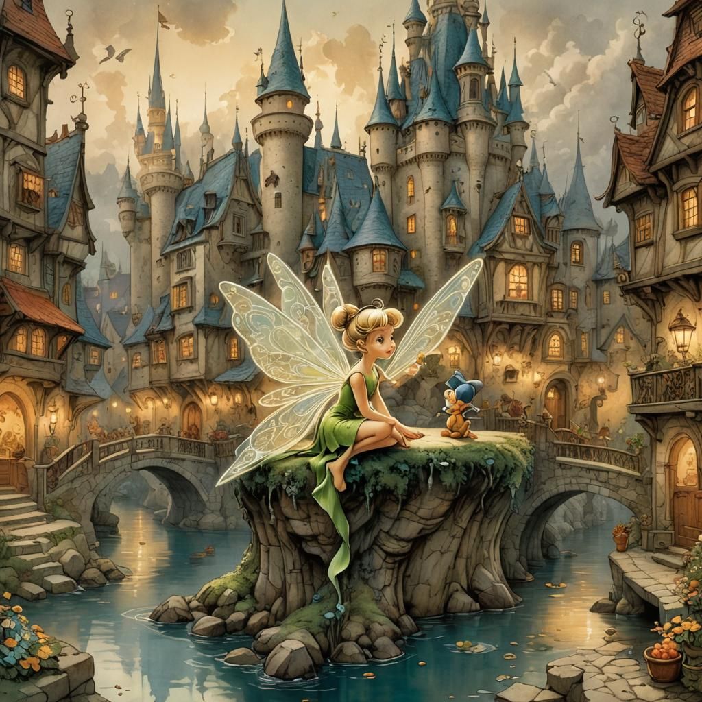 Tinkerbell and the lost fairydust   by @StephanieB