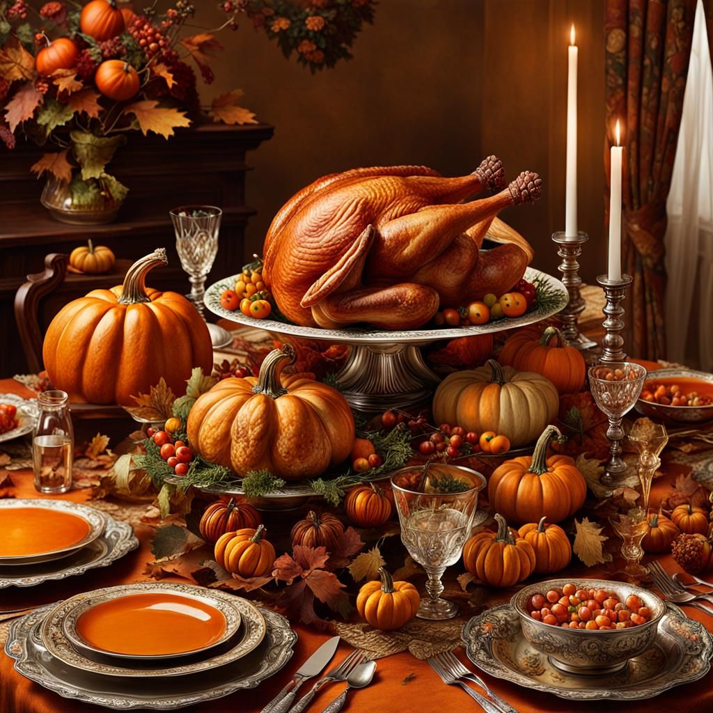 Thanksgiving table