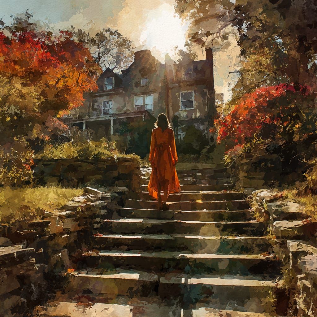 Autumn Stairway Glow