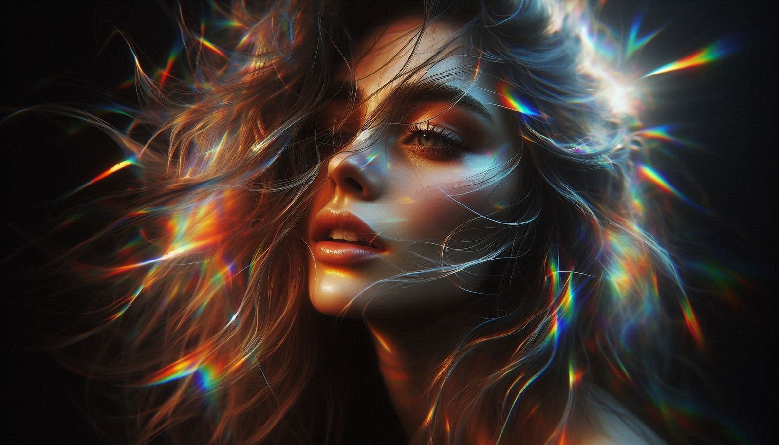 Blazing Grace 🌸🙏 Overlay Refracted Light Prism