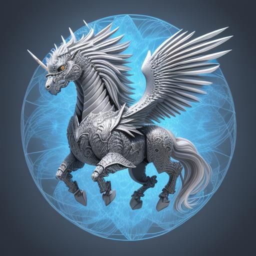 Armored Pegasus in battle ...
