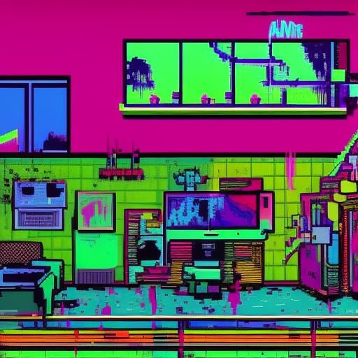 If Hotline Miami was point & click adventure - AI Generated Artwork ...