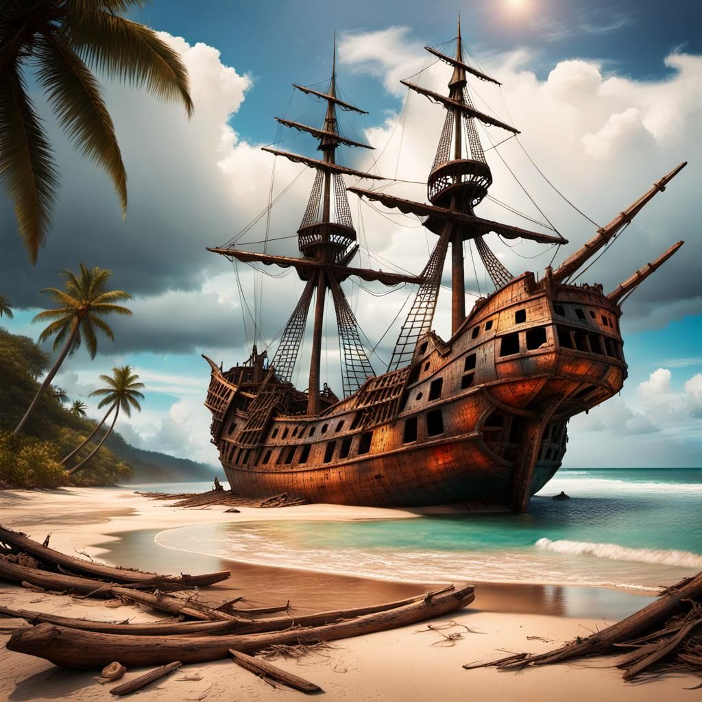 tales from a deserted island - AI Generated Artwork - NightCafe Creator