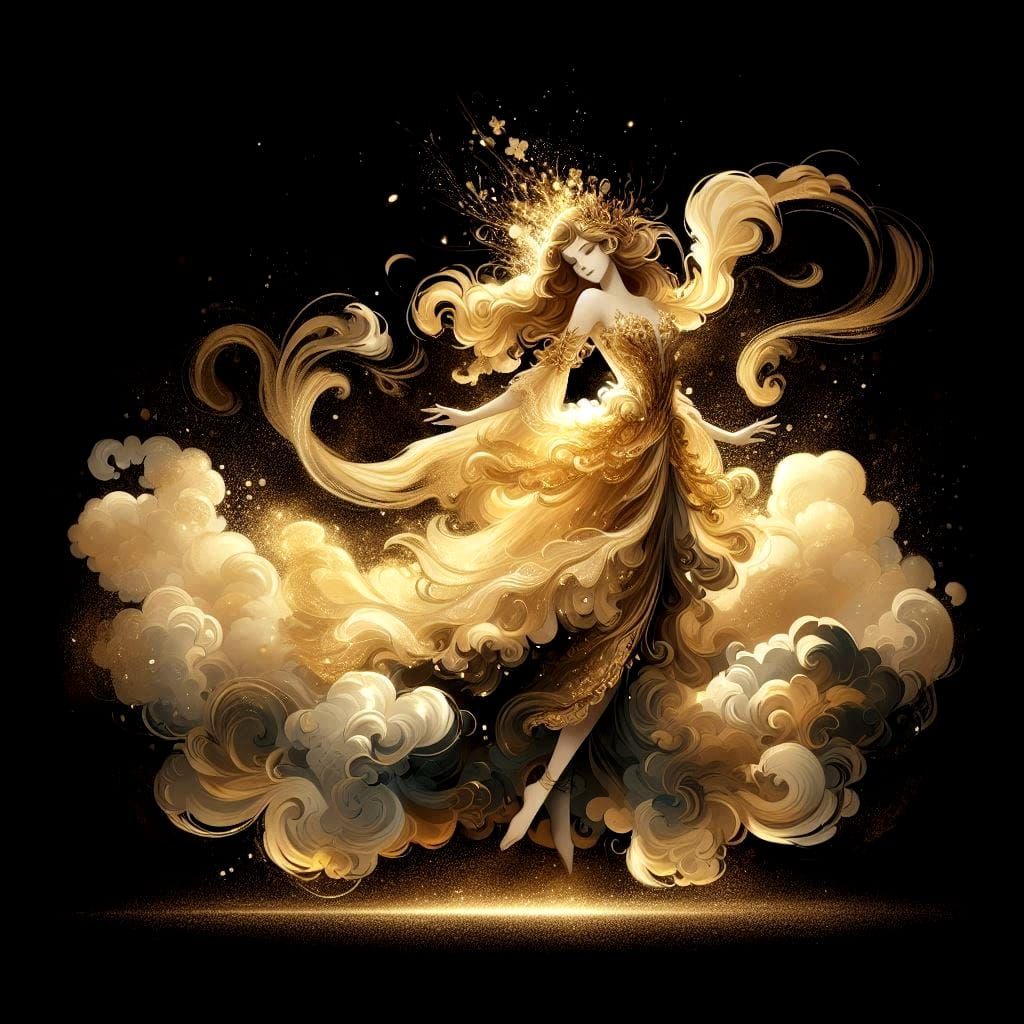 Golden Clouds Outfit