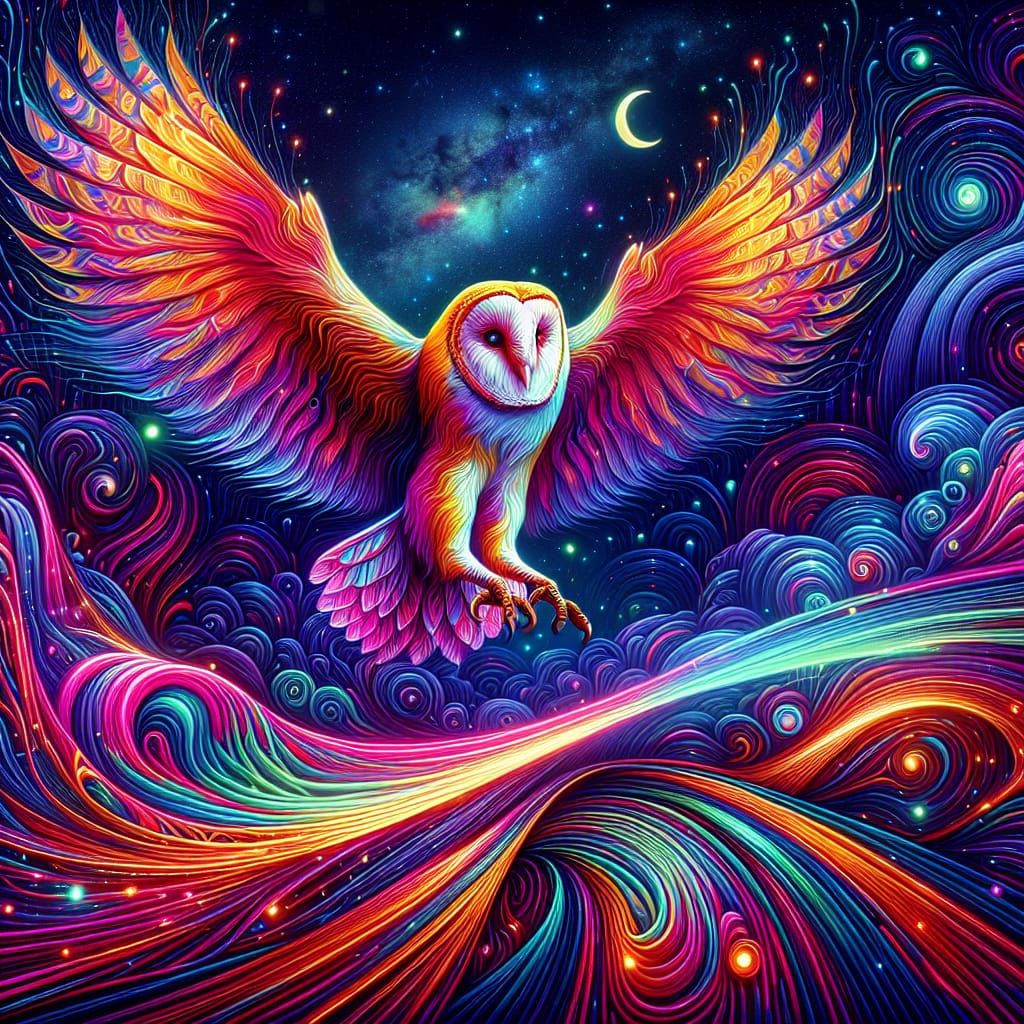 psychedelic owl 26