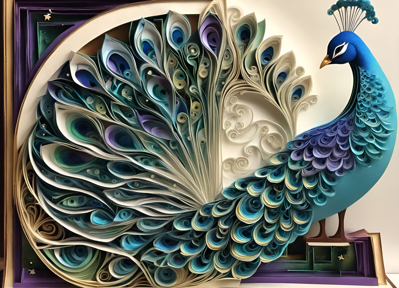 The Teal Peacock
