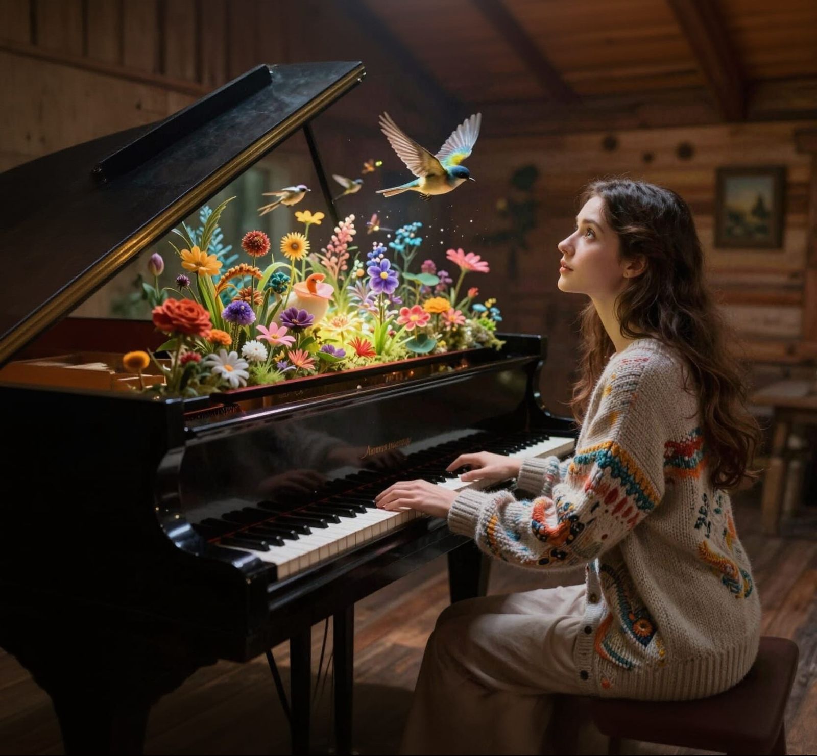 The magic of the piano   by @AutumnBear