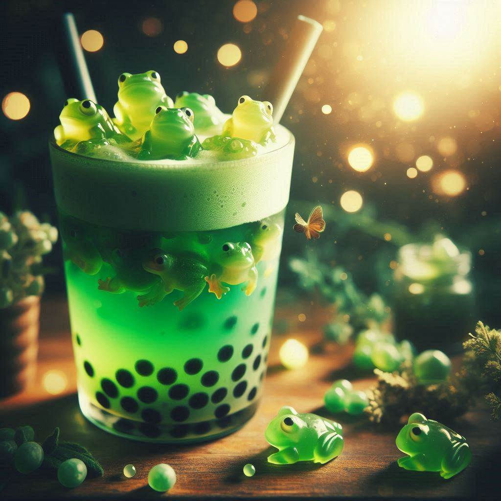 Froggy Boba Tea