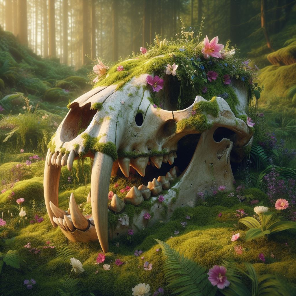 Saber-toothed Tiger Skull