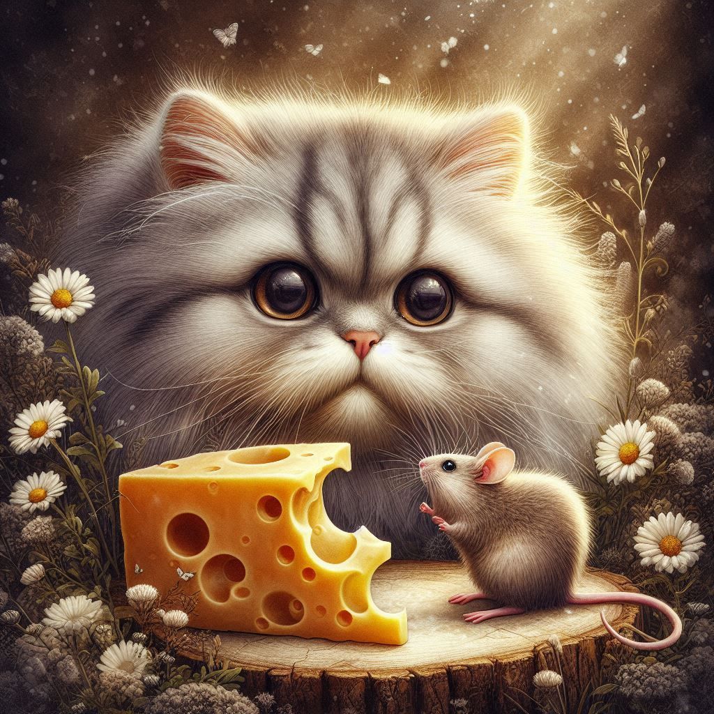 Excuse me, Mr. Cat, would you be so kind as to give me some ...