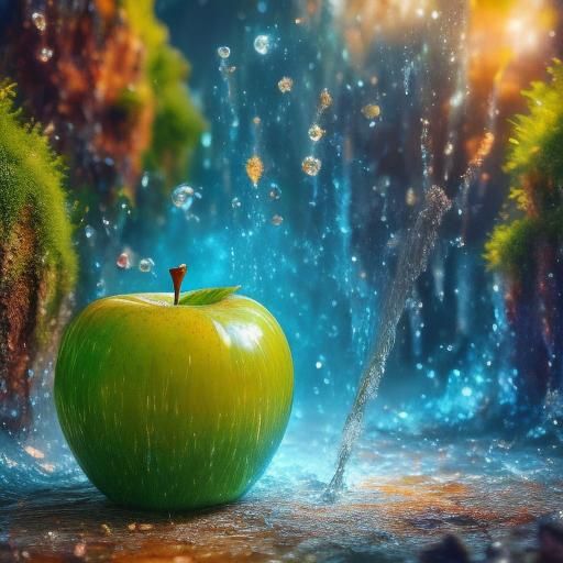 <lora:Dox-02:1.0> beautiful glass apple