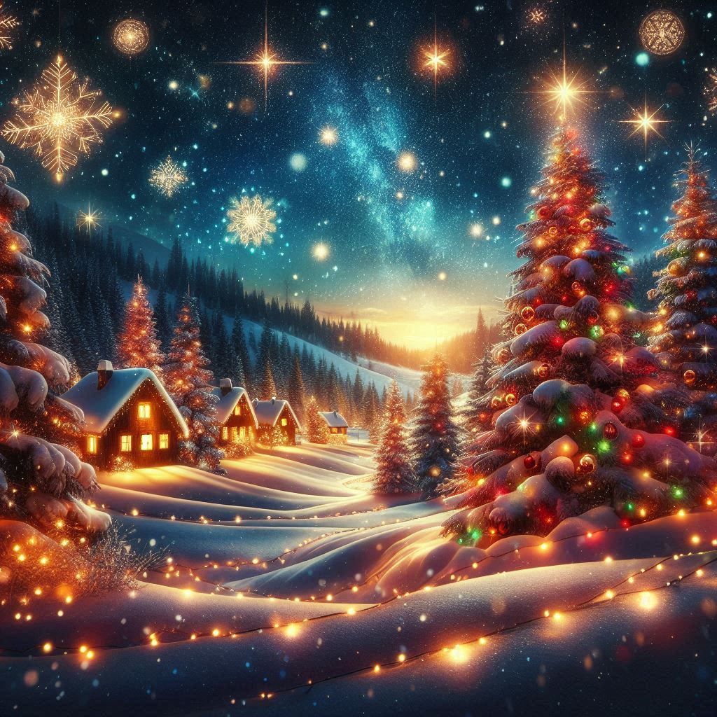 Paysage de noël