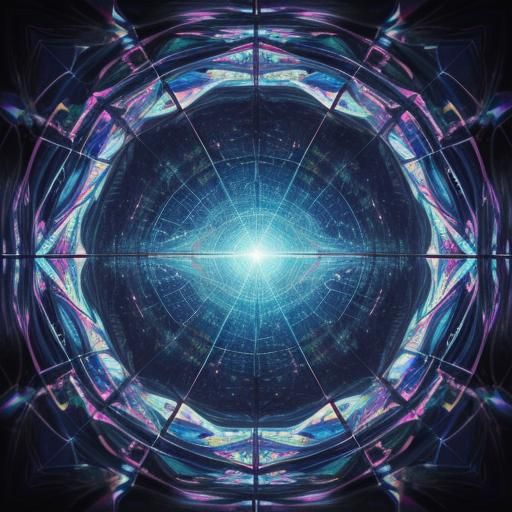 Surreal Reflective Maze in Dreamscape Photography