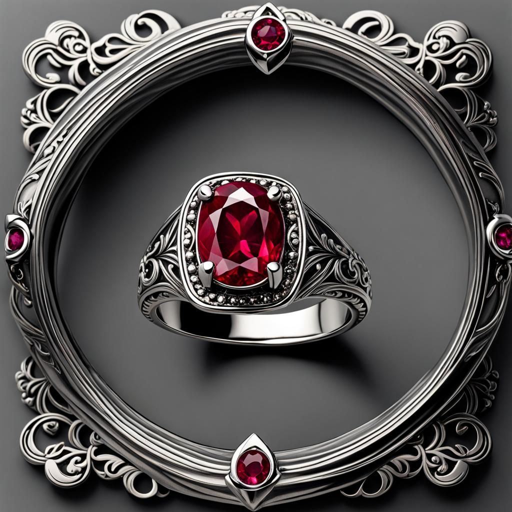 Silver and Ruby