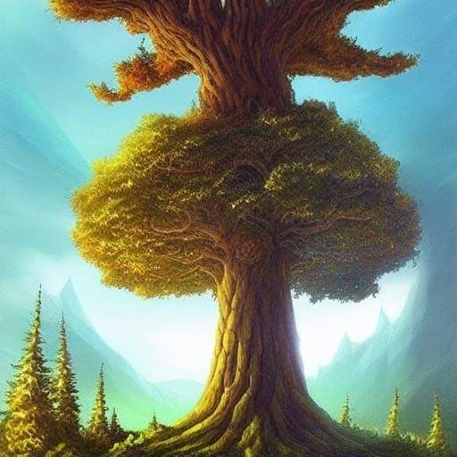 fantasy tree art