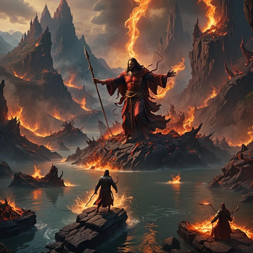 Jesus Christ Punishes The Devil In The Lake Of Fire Forever!
