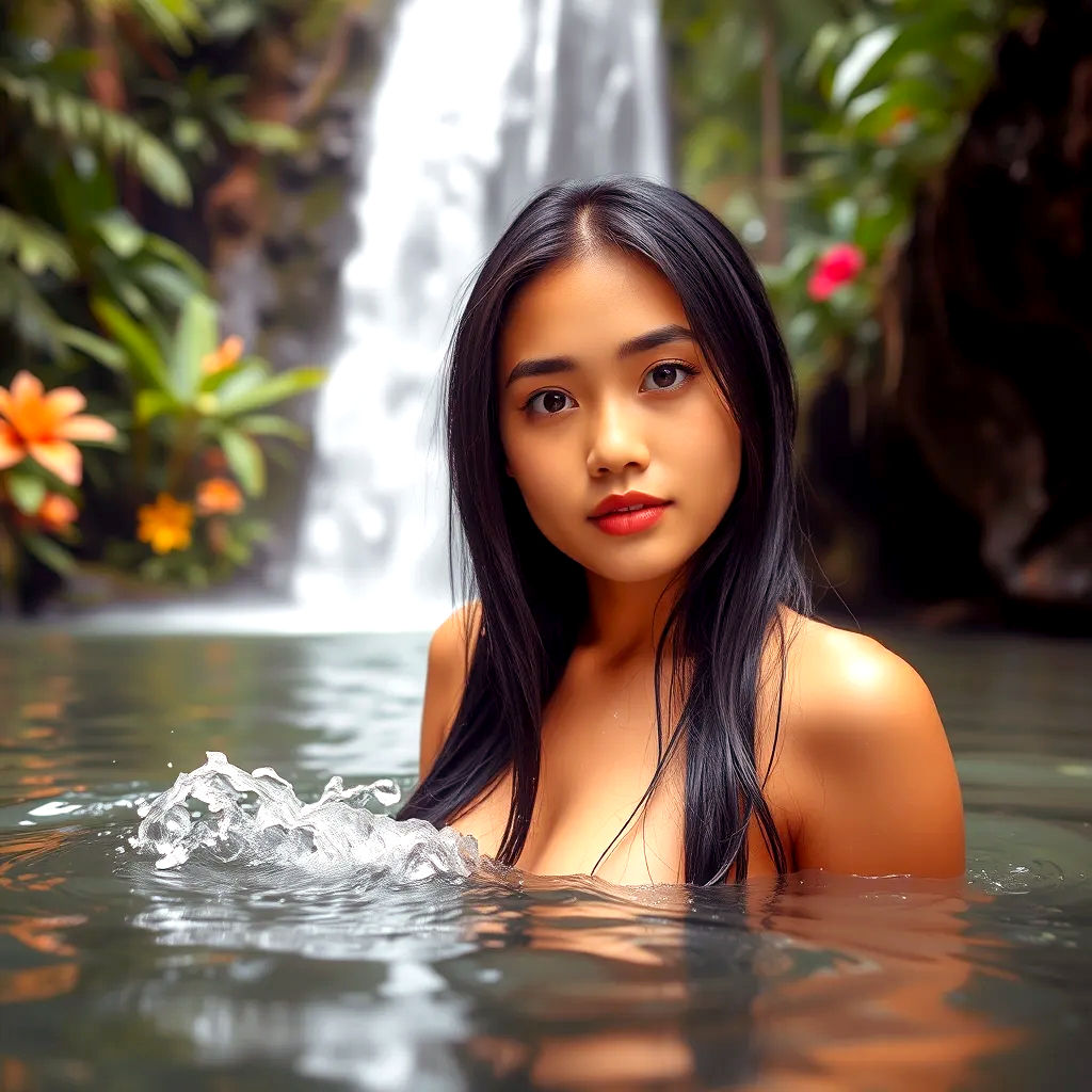 pretty Indonesian woman