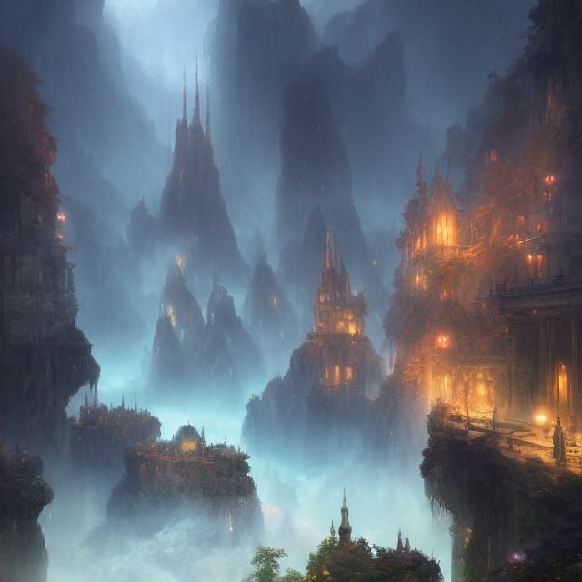 Ancient City Ruins - AI Generated Artwork - NightCafe Creator