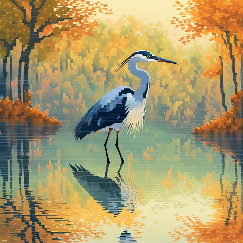 Pixel lake