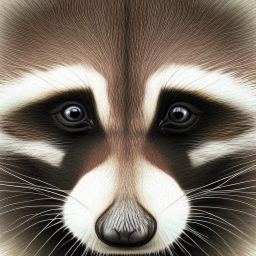 Mandala Racoon