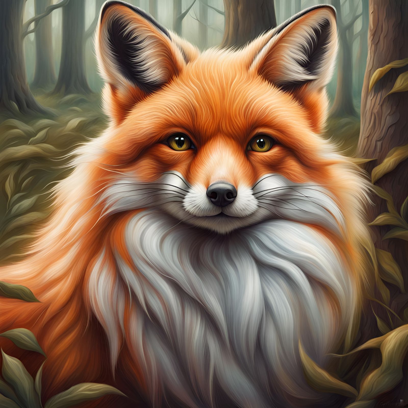 A Floof of Floofs  by @Dame B