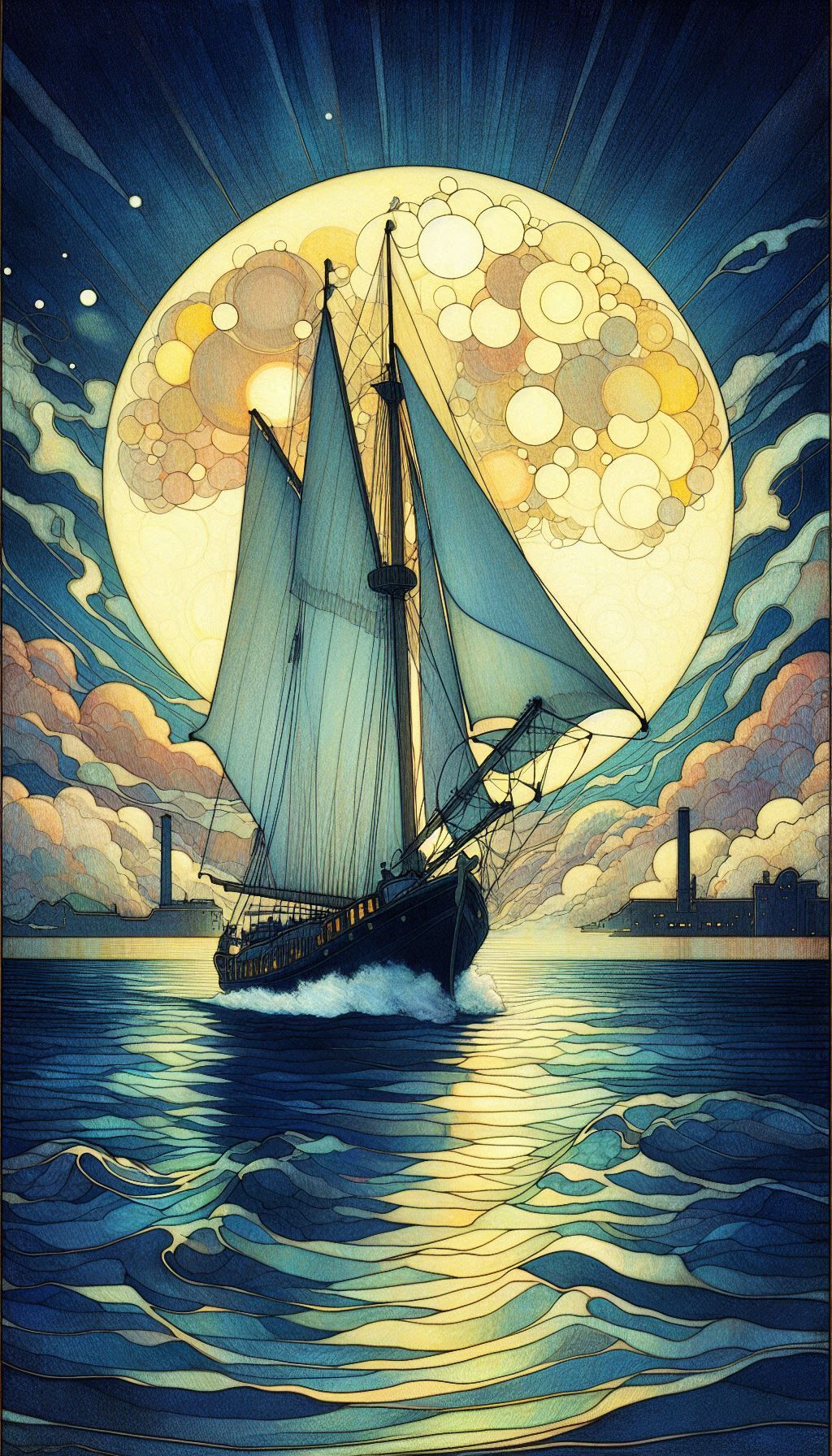 art nouveau painting