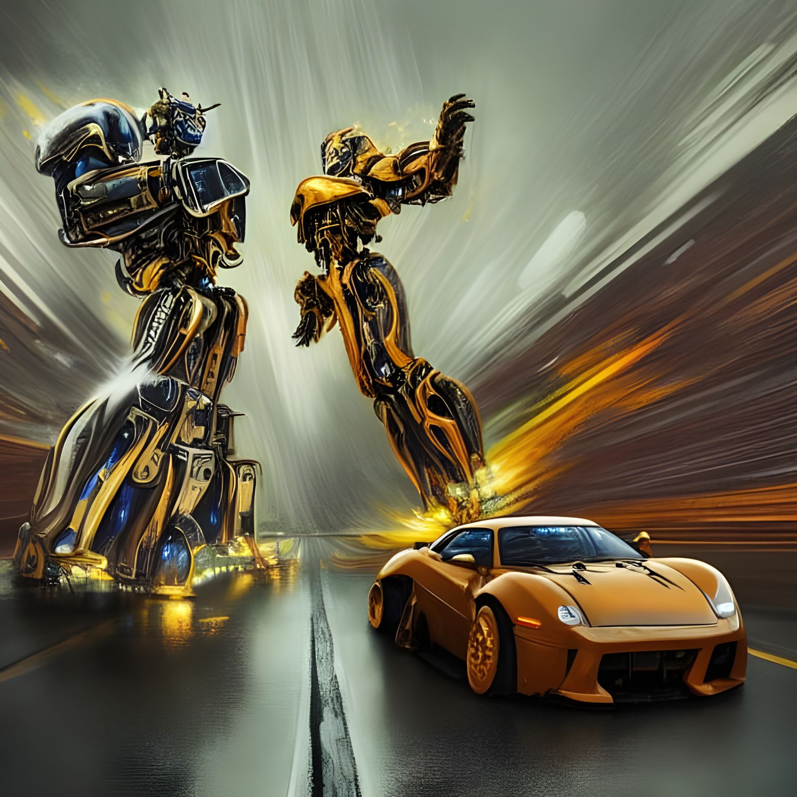 Honey Car Racing Past Transformers  undefined