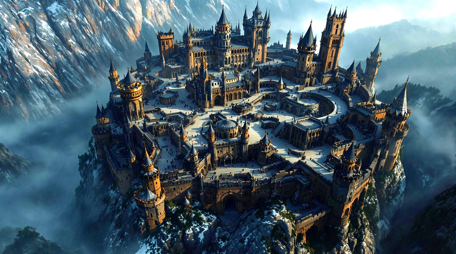 Alpine Fortress  by @Crimson