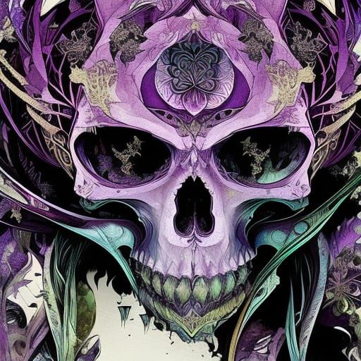 Purple Flame Skull APK pour Android Télécharger