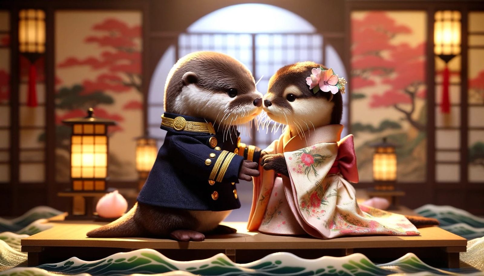 Baby otter: Madame Butterfly