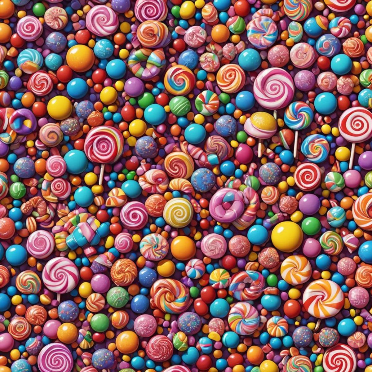 Candy art style! Whimsical playful colorful! candy!!! 🍬🍭 Candyland art ...