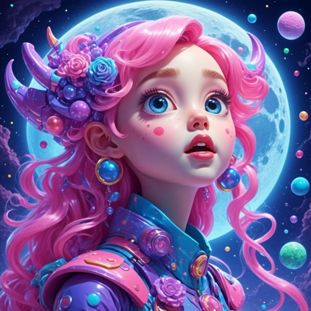  <lora:Bonbon Panic XL:1.0> The moon whispers secrets to the night