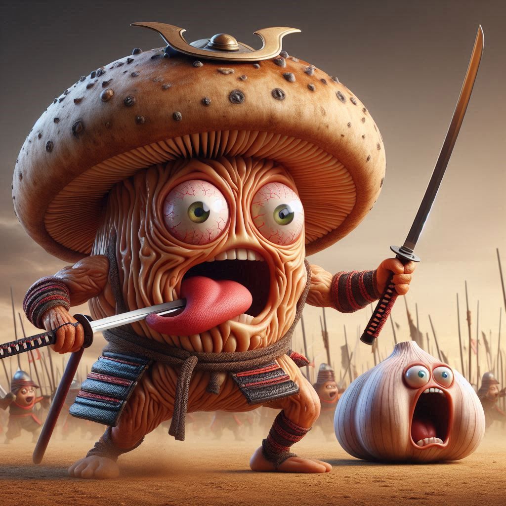 Crazy Mushrooms - Samurai