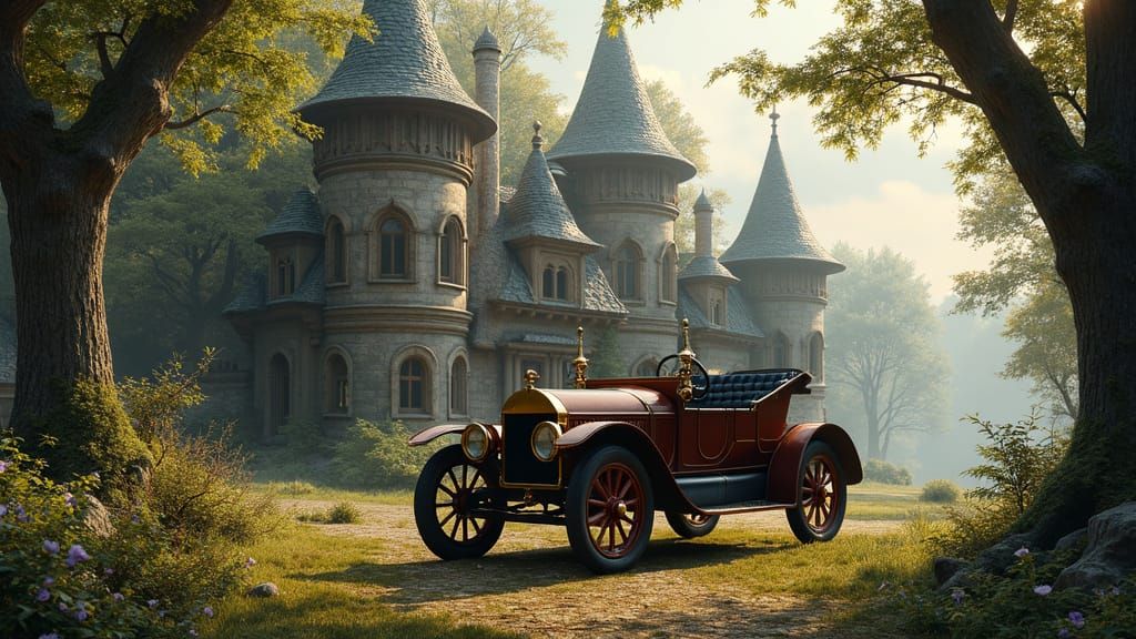 the old mansion in the forest