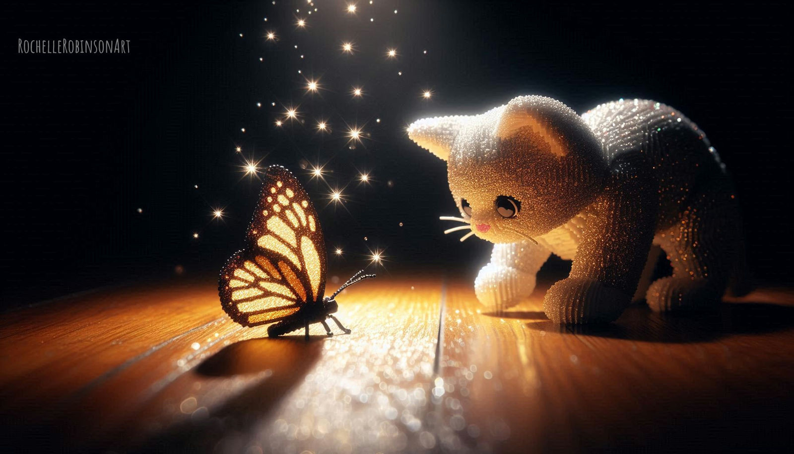 Cat and Butterfly