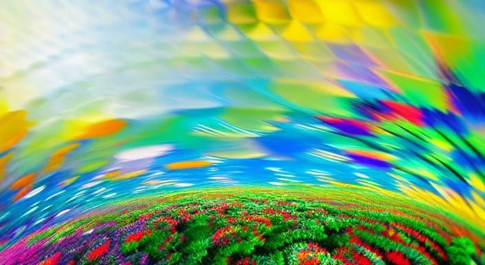 kaleidoscopic landscape