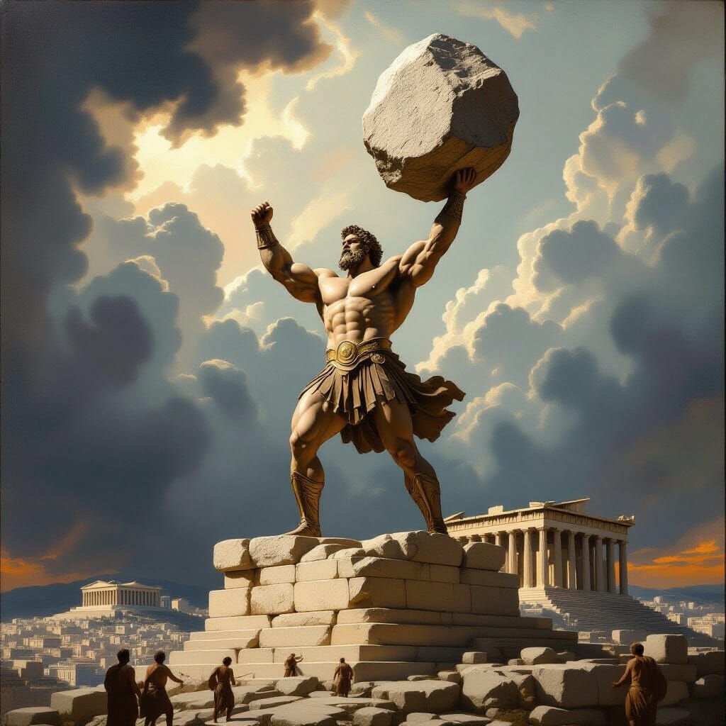 Hercules on the acropolis  by @J Schreijer