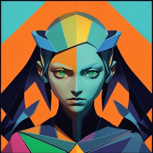 feminine , her face , come forth , chalky green eyes , queen...