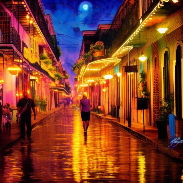 Beautiful New Orleans, City of Jazz 2 - AI Generated Artwork ...