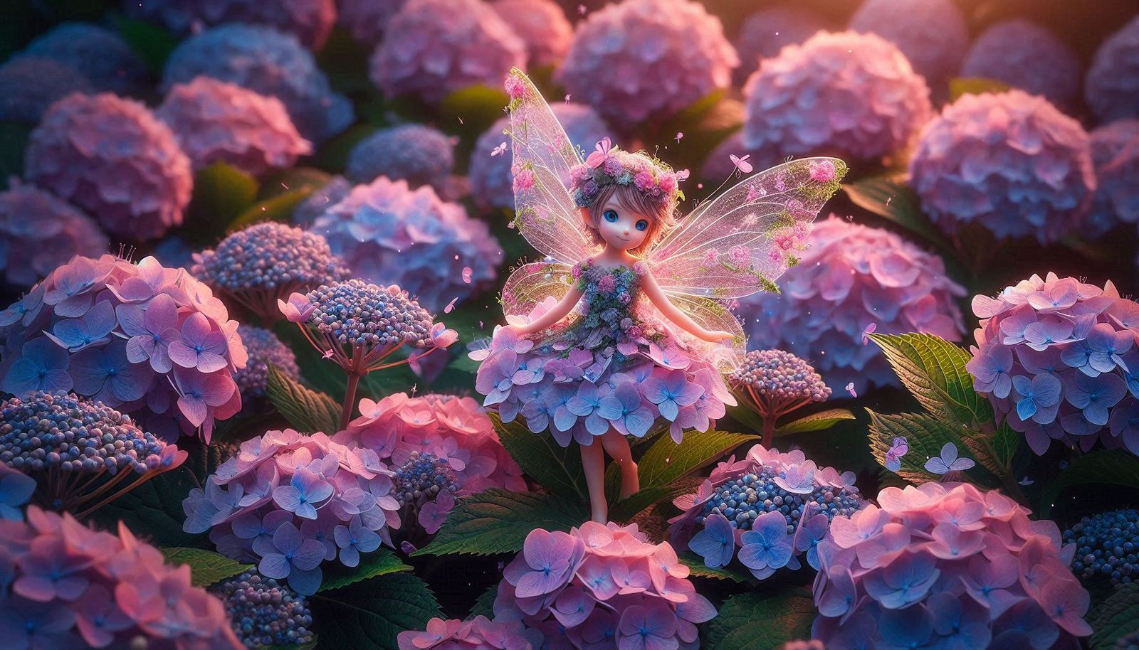 Purple Flower - Fairy