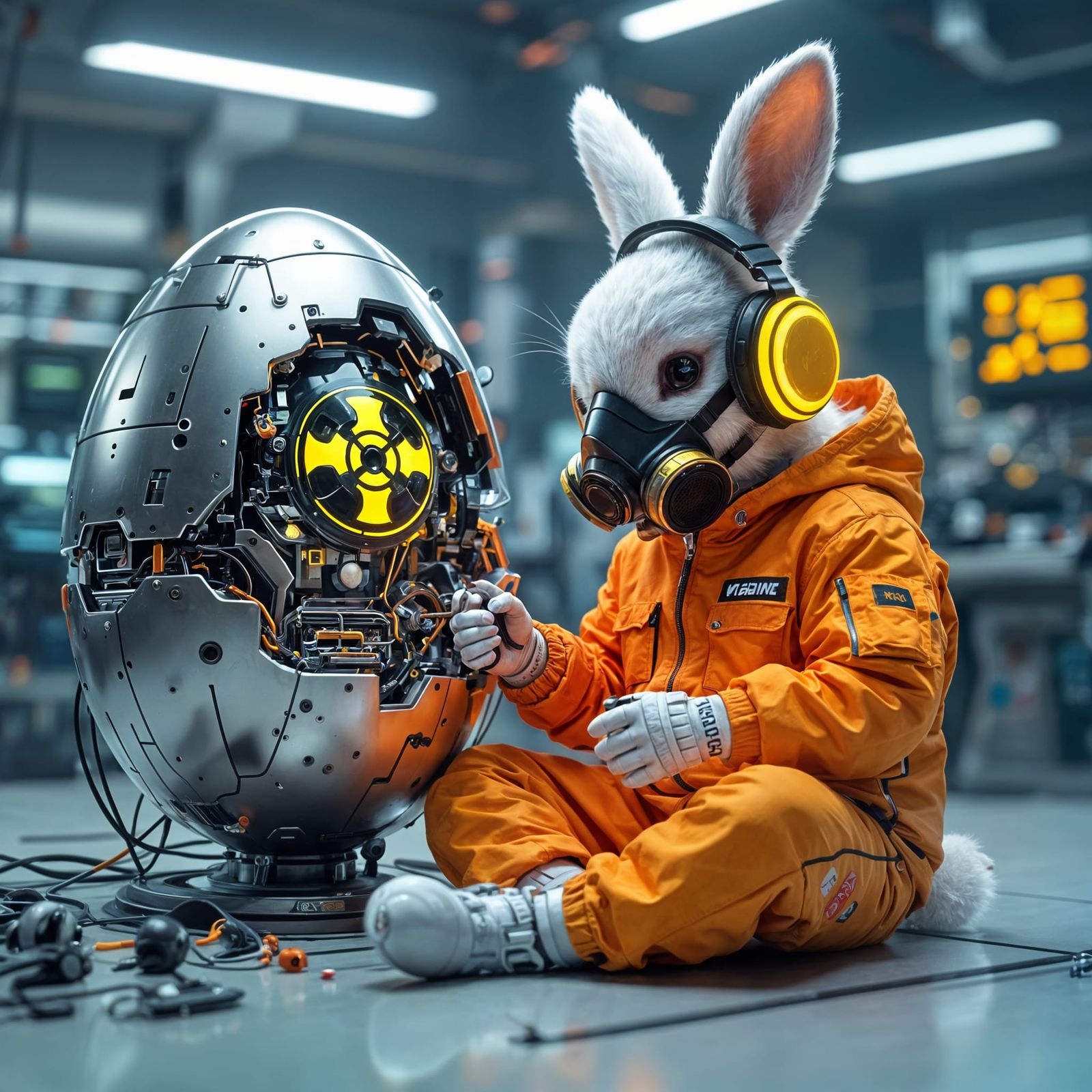 Parallel world of Rabbit  by @PabloArtStation