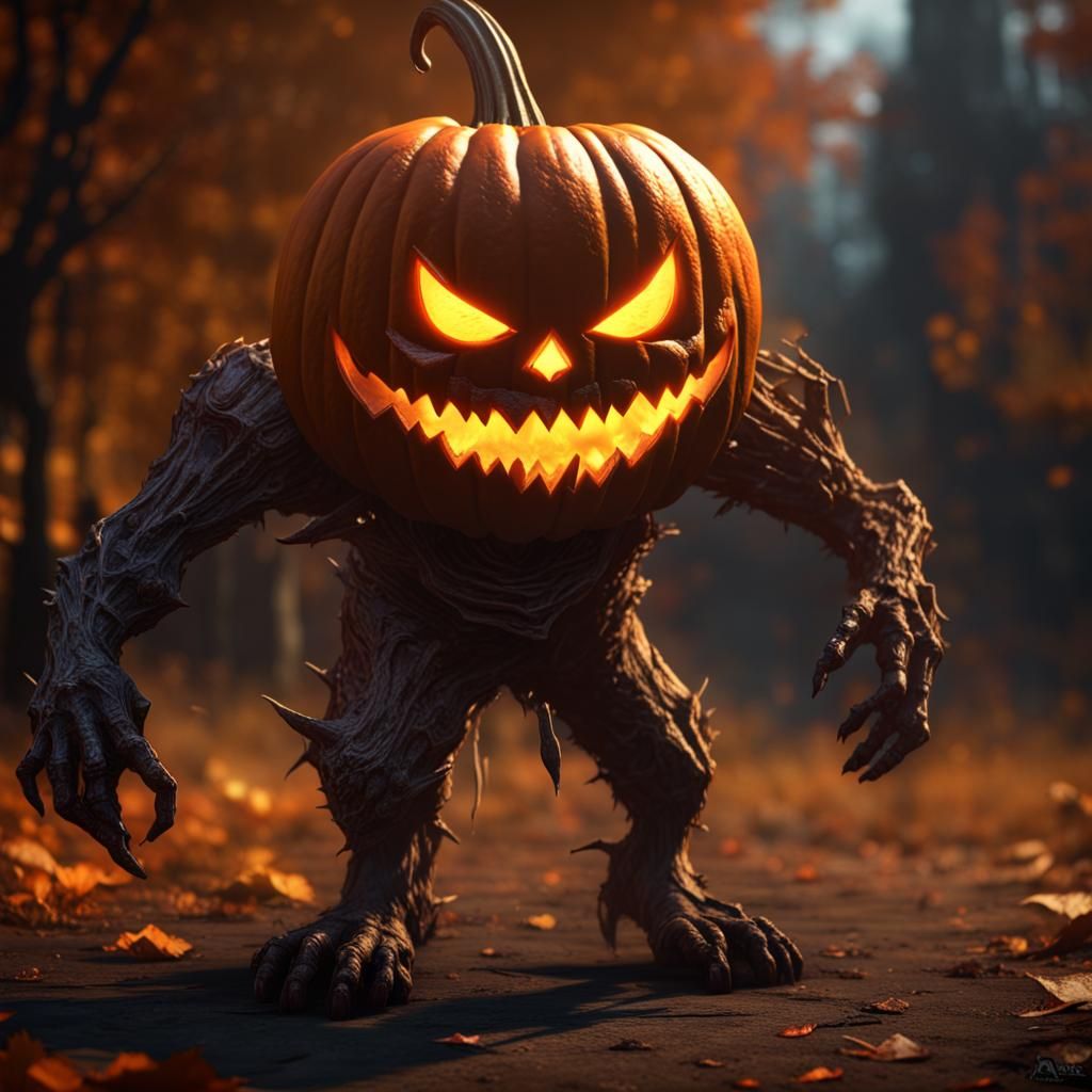 Pumpkinhead - AI Generated Artwork - NightCafe Creator