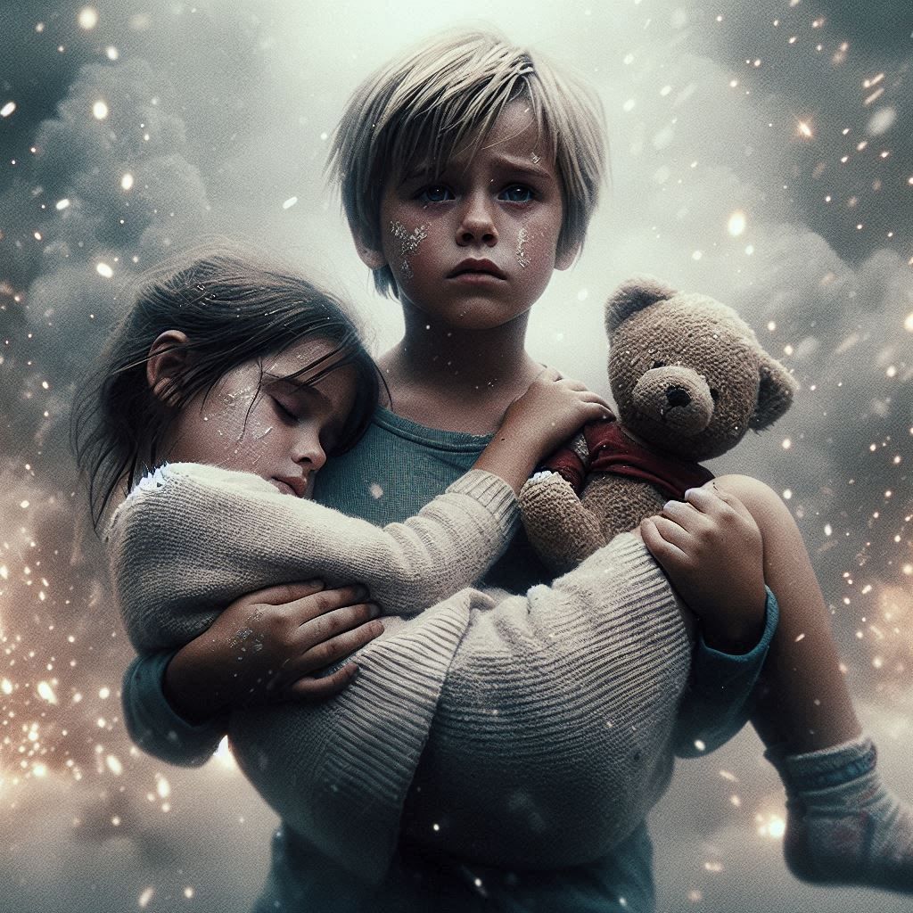 "When the world falls apart, love and family bonds holds us together."