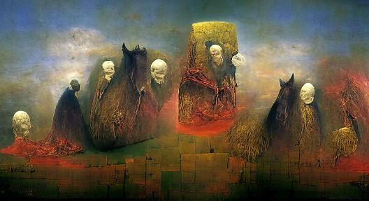 The Four Horsemen of the Apocalypse, Death, Famine, Pestilence and War ...