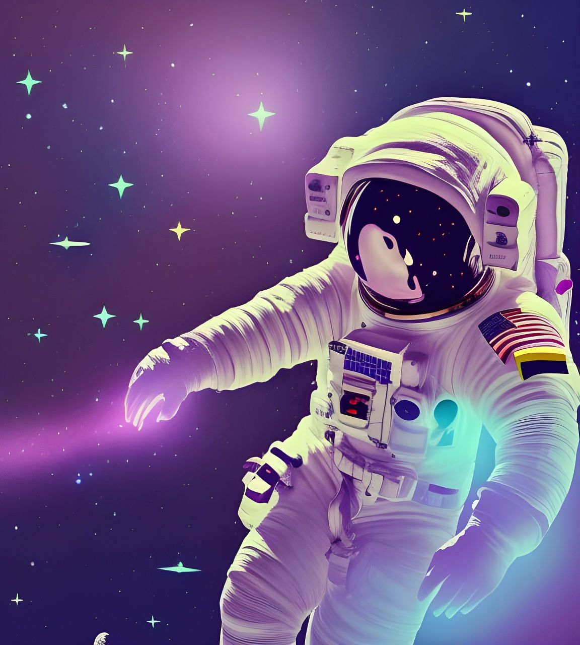 Astronaut - Ai Generated Artwork - Nightcafe Creator