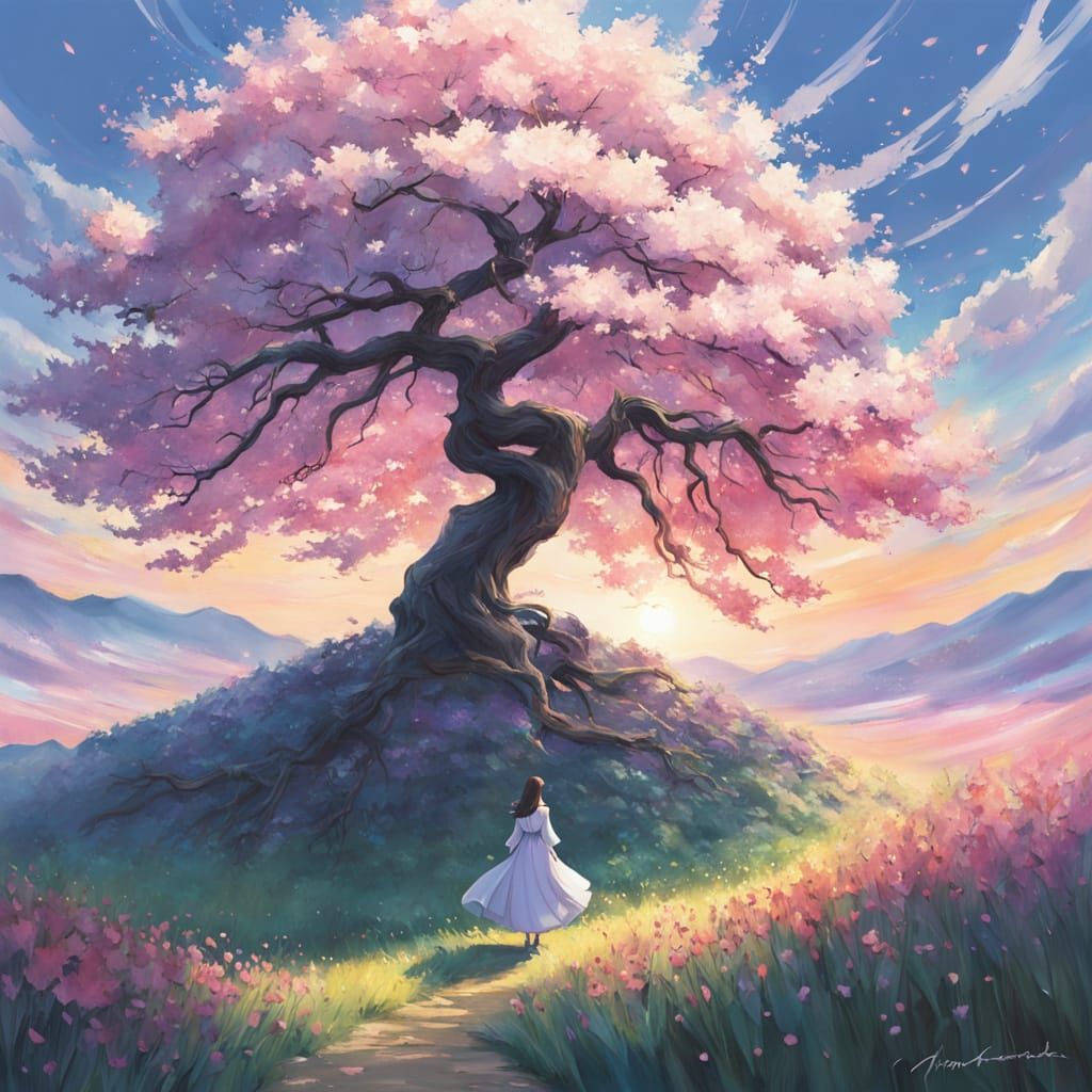 A vast meadow bathed in soft sunlight under a crystal-blue sky.