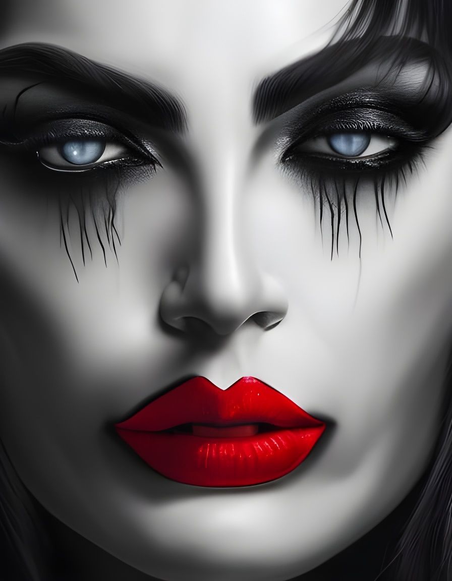 burning lips AI Generated Artwork NightCafe Creator