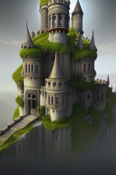 Faceted castle, by Igor Morski intricately detailed 8k resol...