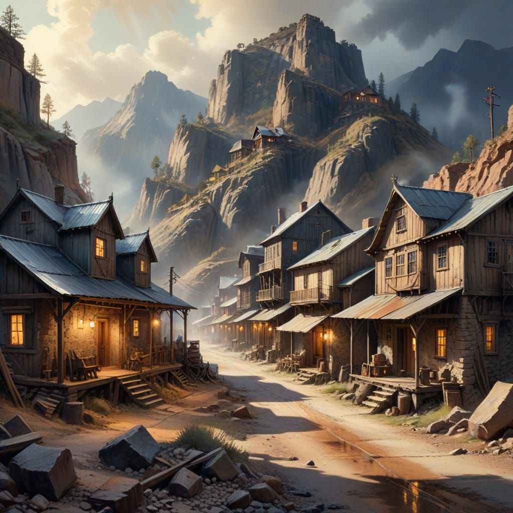 עיירת כורים